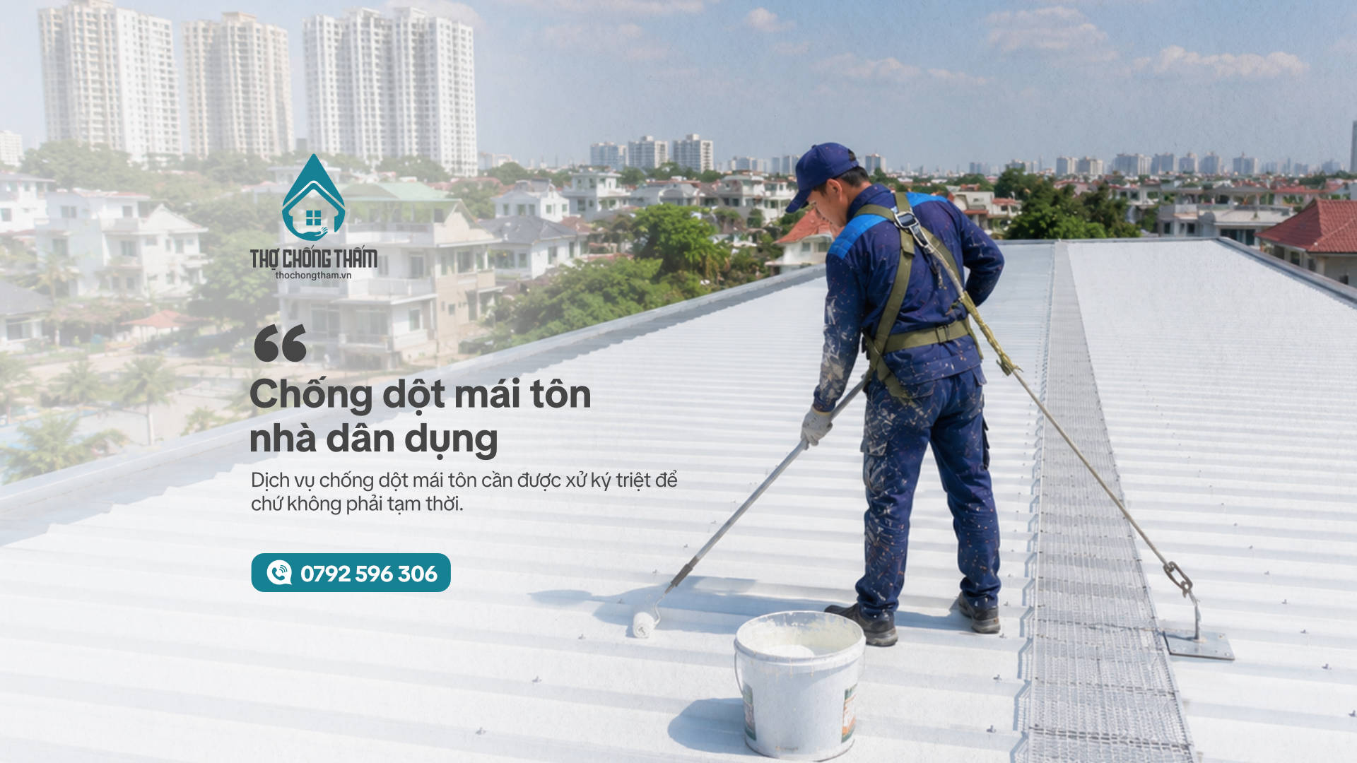 dịch vụ chống dột mái tôn