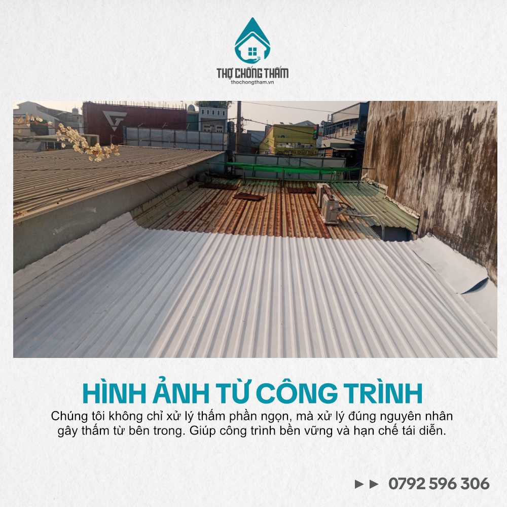 Chống Thấm Mái Nhà Bị Dột Triệt Để Và Hiệu Quả 100%