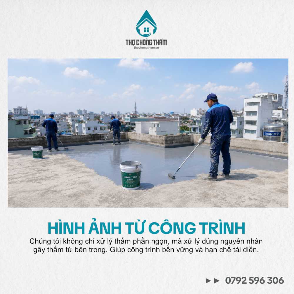 Chống Thấm Sân Thượng Bê Tông Hiệu Quả 2026