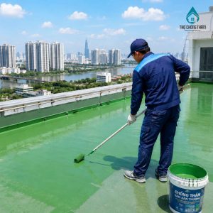 Chống Thấm Mái Bê Tông Uy Tín, Hiệu Quả Triệt Để