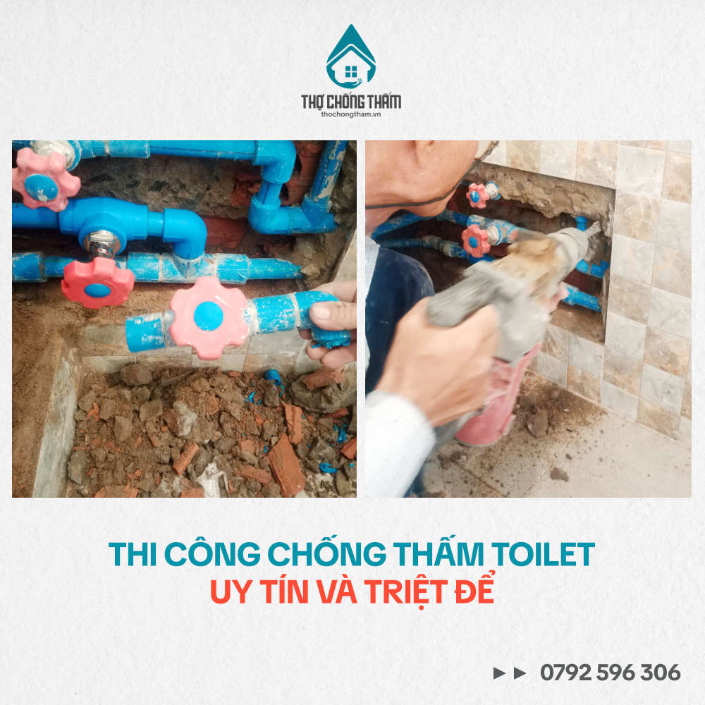Thi Công Chống Thấm Toilet Uy Tín Và Triệt Để