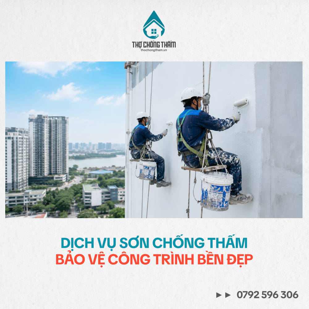 Dịch Vụ Sơn Chống Thấm – Bảo Vệ Công Trình Bền Đẹp
