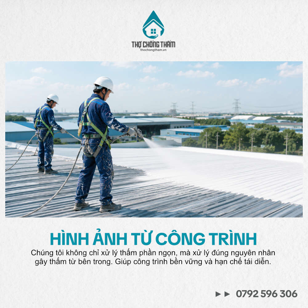 Chống Thấm Mái Tôn Nhà Xưởng Hiệu Quả Và Tiết Kiệm