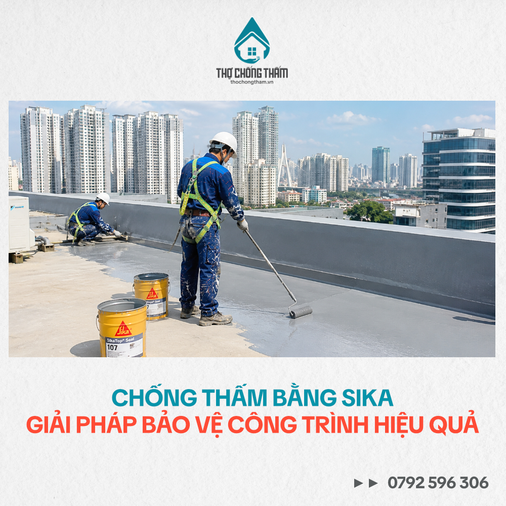 Chống Thấm Bằng Sika