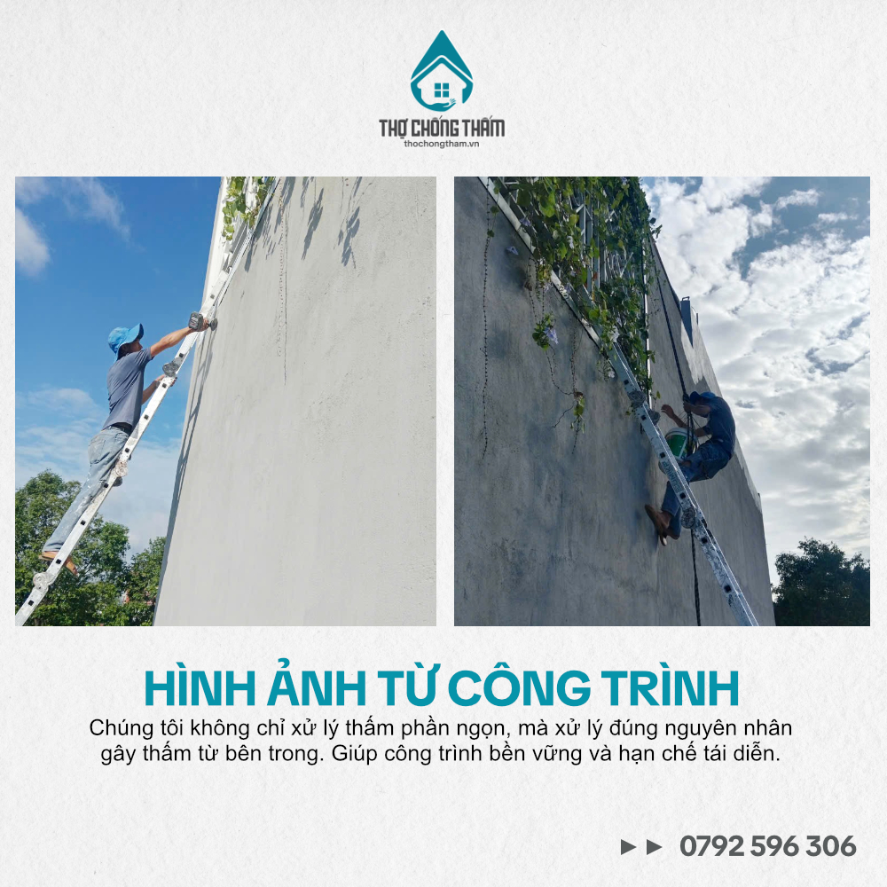 Chống Thấm Tường Ngoài Trời Giá Tốt Và Hiệu Quả