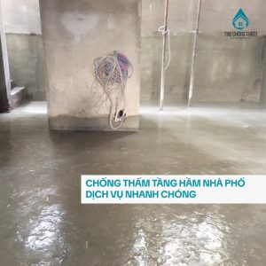 Chống Thấm Tầng Hầm Nhà Phố