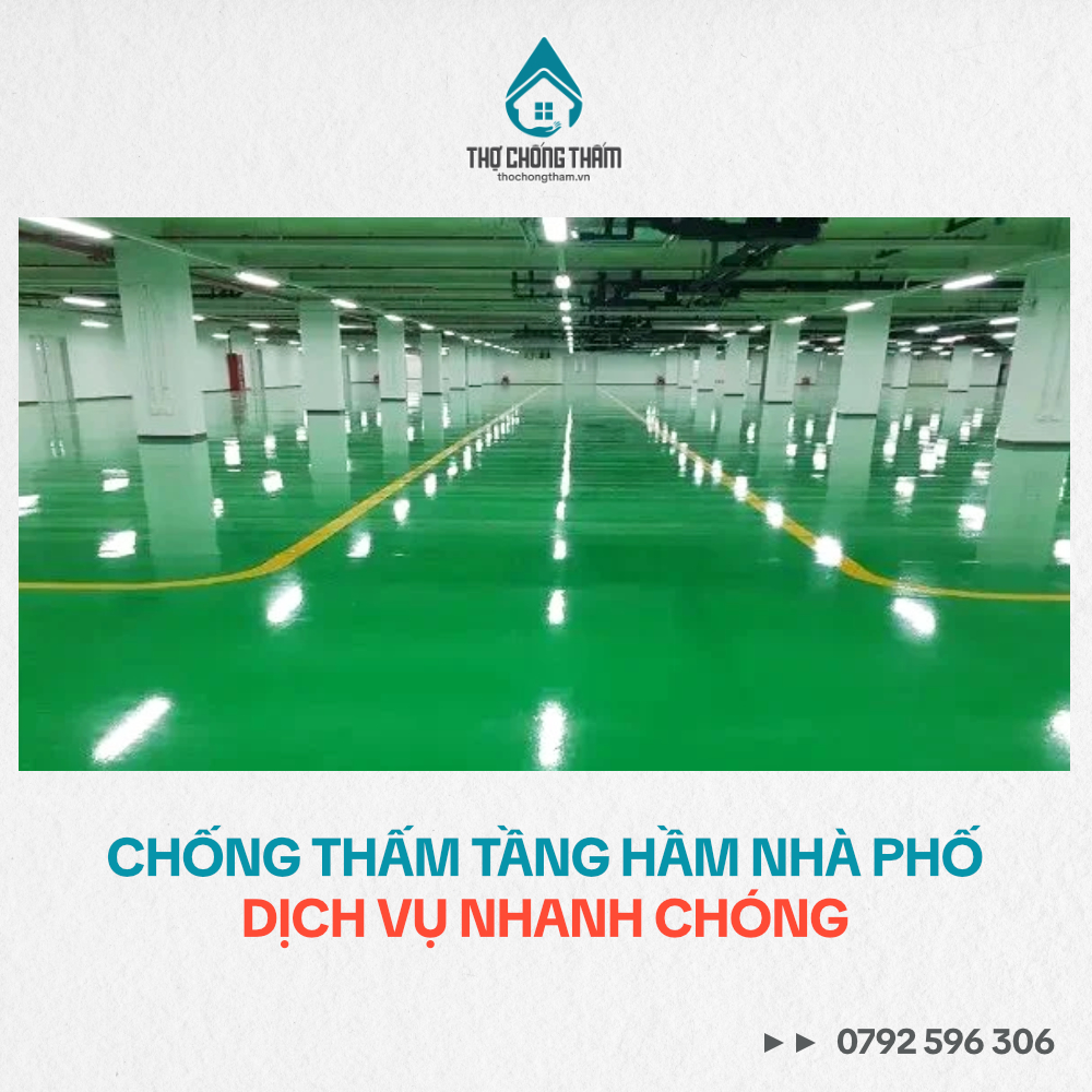 Chống Thấm Tầng Hầm Nhà Phố