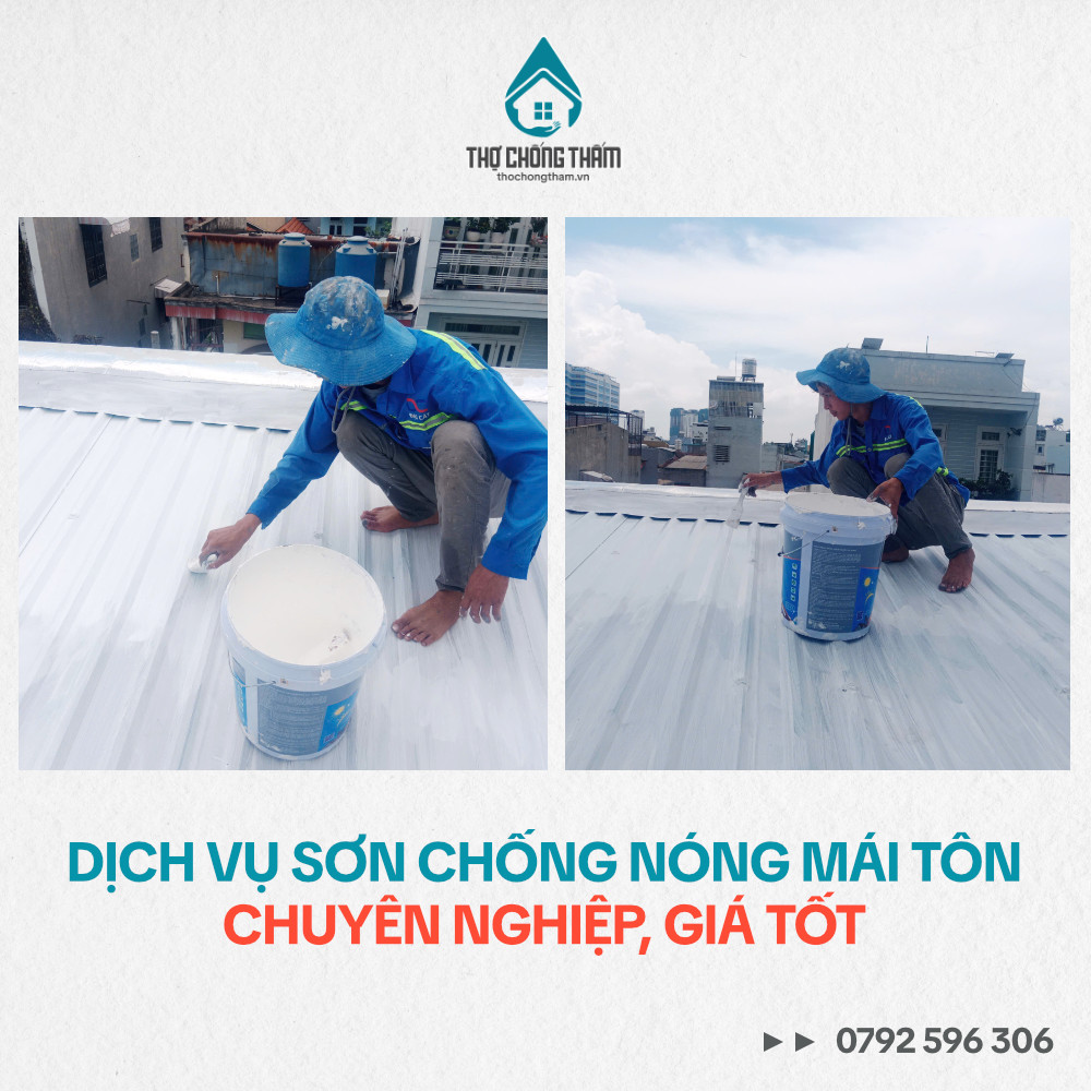 Dịch Vụ Sơn Chống Nóng Mái Tôn Chuyên Nghiệp, Giá Tốt