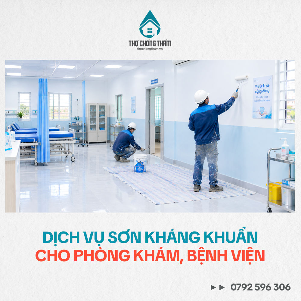 Dịch Vụ Sơn Kháng Khuẩn Cho Phòng Khám, Bệnh Viện
